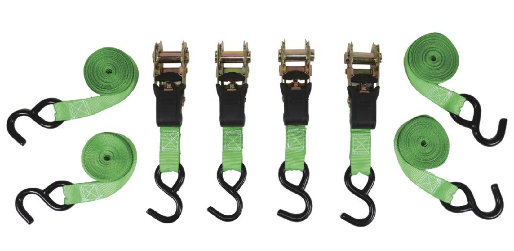 4 Tie Down Straps